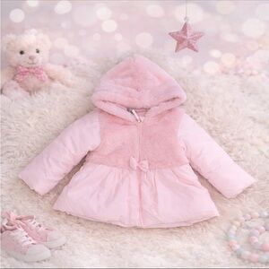NEW: Pink Fur Girls Jacket
